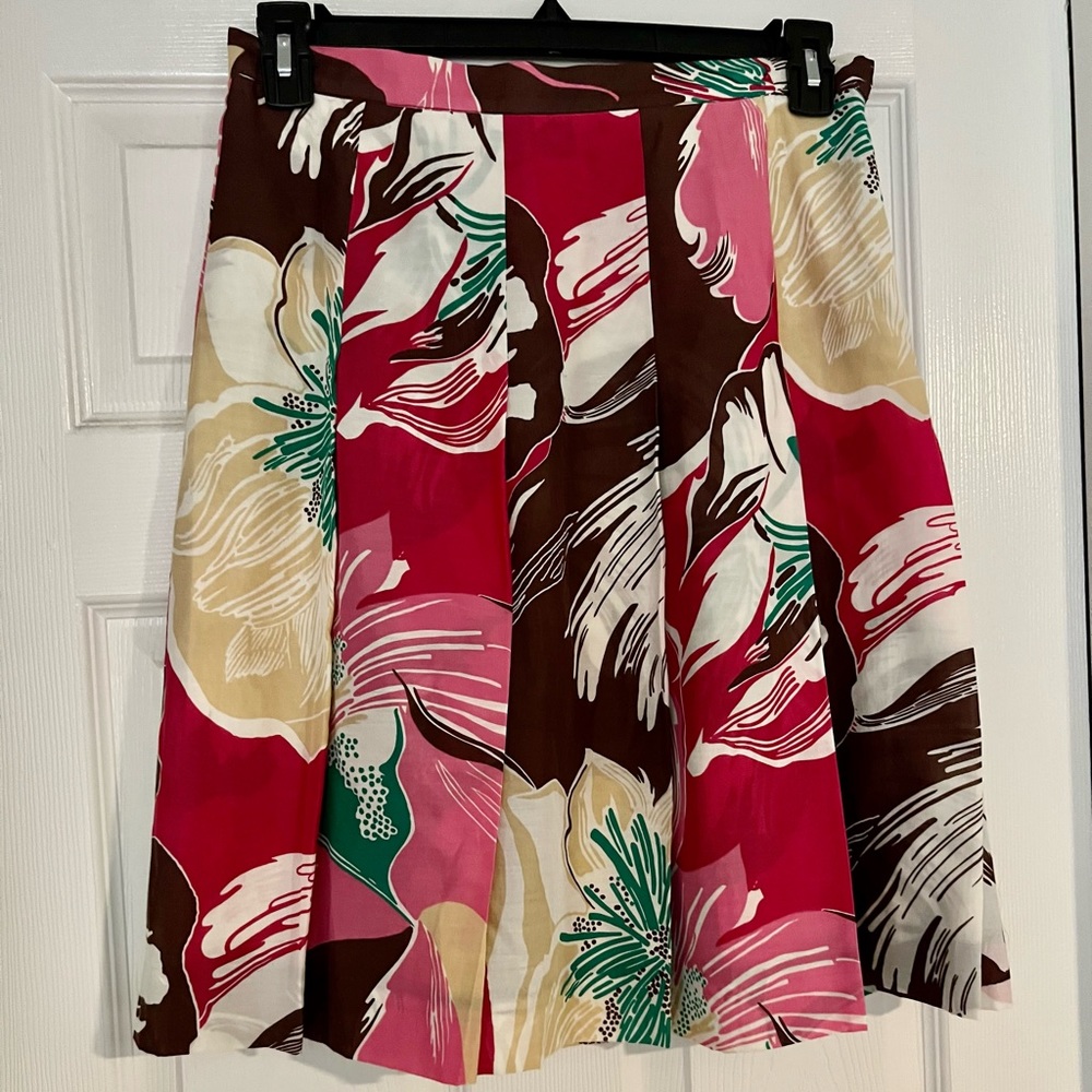 ANNE Klein - Printed Skirt - 10petite